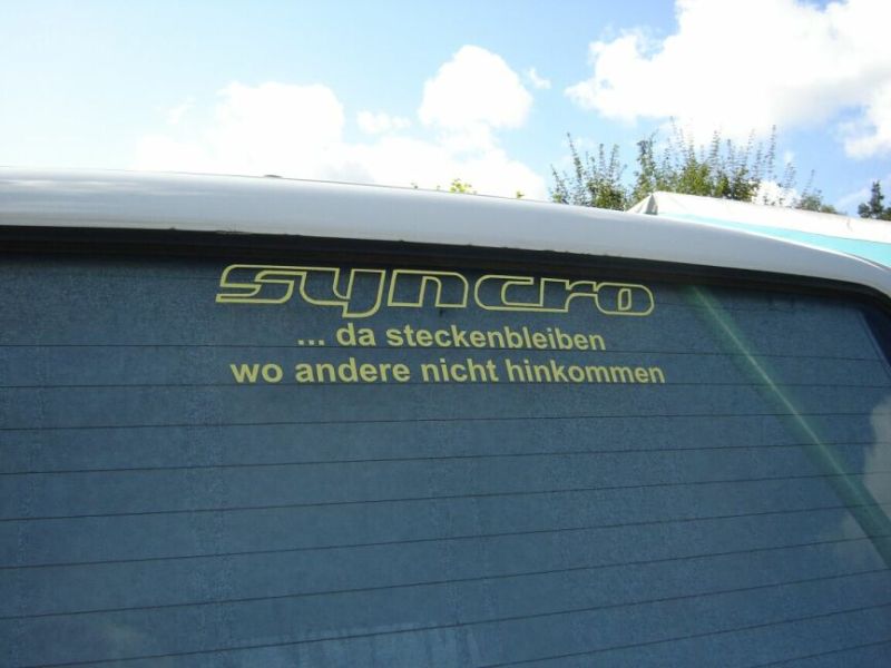 Syncroaufkleber